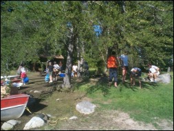 Lunch in Eagle Nest